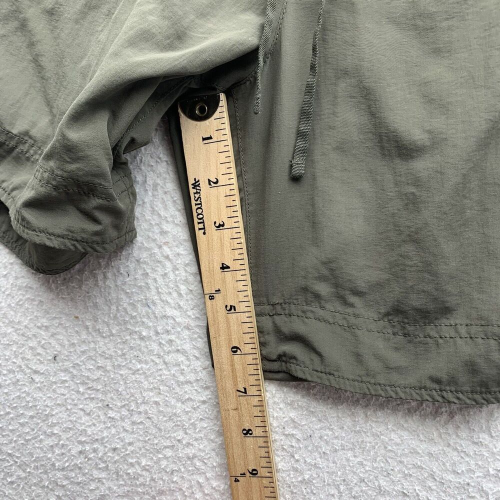 Patagonia Hiking Shorts Womens 14 6.5" Green Nylon Outdoors Zip Pockets Packable - Picture 5 of 9